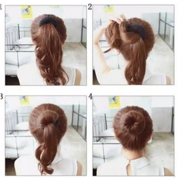 IKAT DONAT BESAR - KUNCIRAN RAMBUT DONAT PONYTAIL