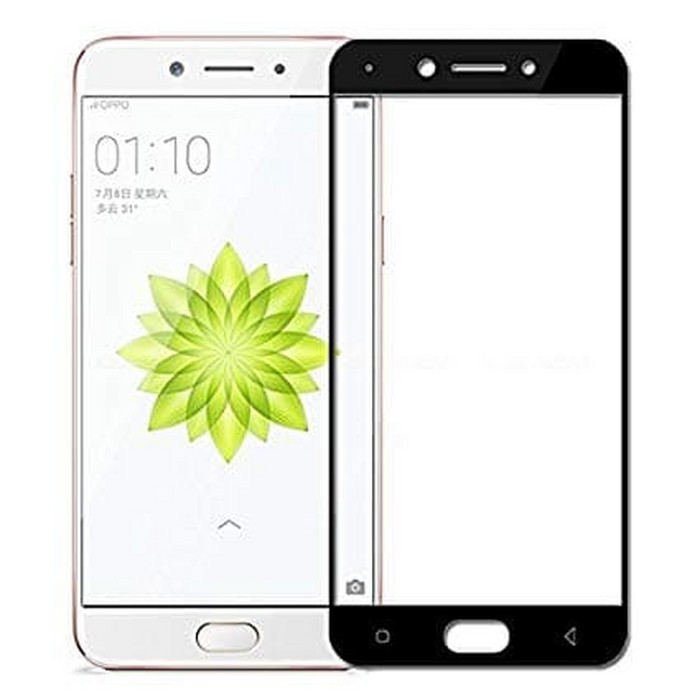 TG FULL Oppo Neo 9 / A37 / A37F Tempered Glass Anti Gores Kaca Pinggiran Hitam