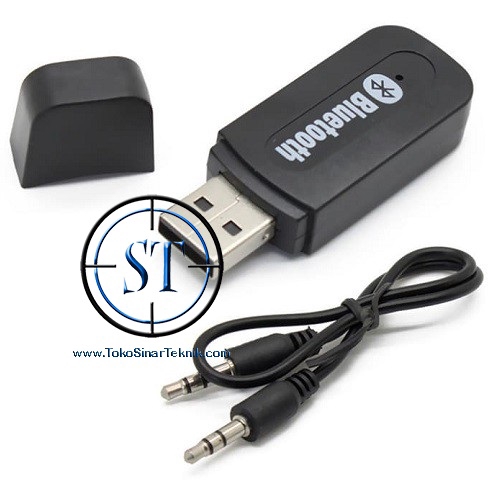 Audio Music Bluetooth USB Receiver Transmitter Mobil Speaker Audio Jack 3.5mm Penerima Audio Lagu Headset Komputer Power Ampli Tape Mobil USB