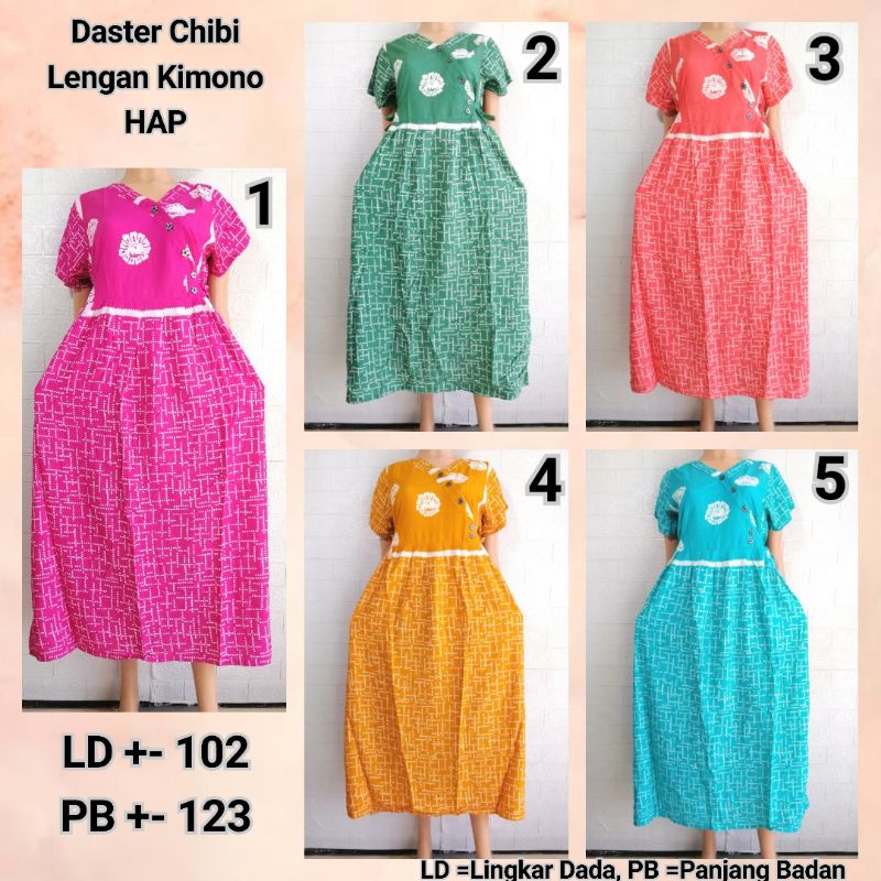 DASTER CHIBI LENGAN HAP KIMONO LD 102 BUSUI FRIENDLY RAYON ADEM BGCP + MLKT + SLPP