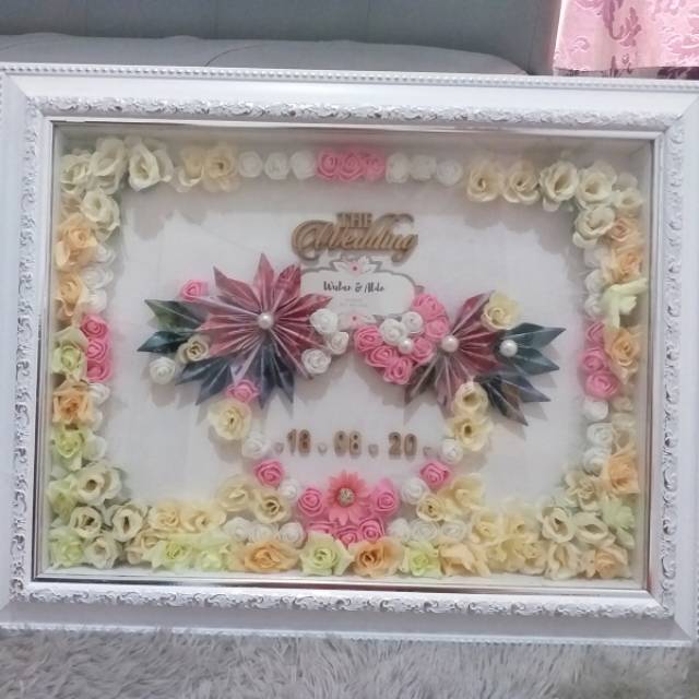 mahar pernikahan / mahar uang kertas / bingkai mahar