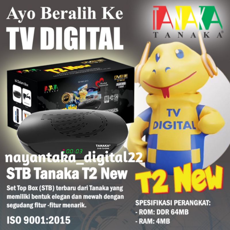 SET TOP BOK TANAKA NEW, SET TOP BOK TV DIGITAL, STB TANAKA, TANAKA BODI PLASTIK, STB DIGITAL