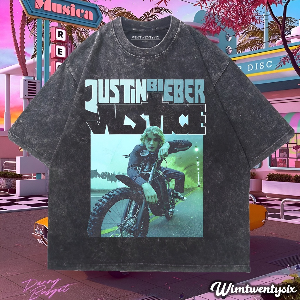 t-shirt oversized | kaos oversize | washing | justin bieber justice
