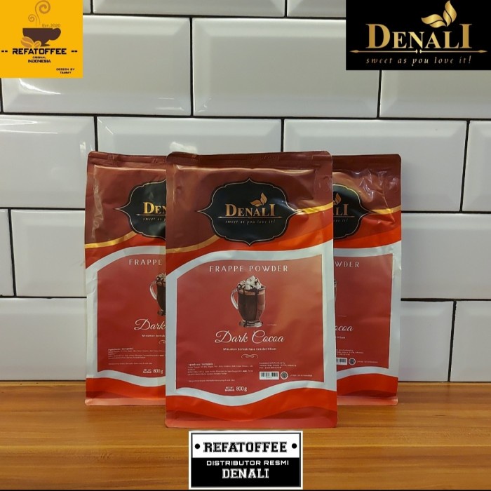 

DISKON - (BISA COD) DARK COCOA POWDER DENALI 800GR