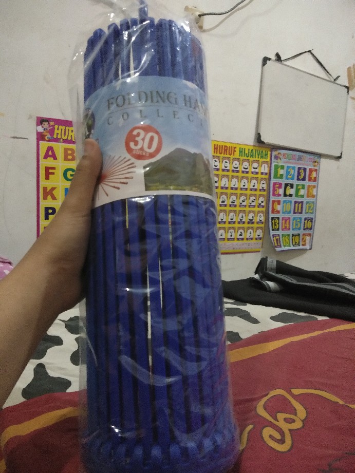 Gantungan Baju Bulat 30 Stick / 20 Stick Jemuran Baju/ Folding Hanger