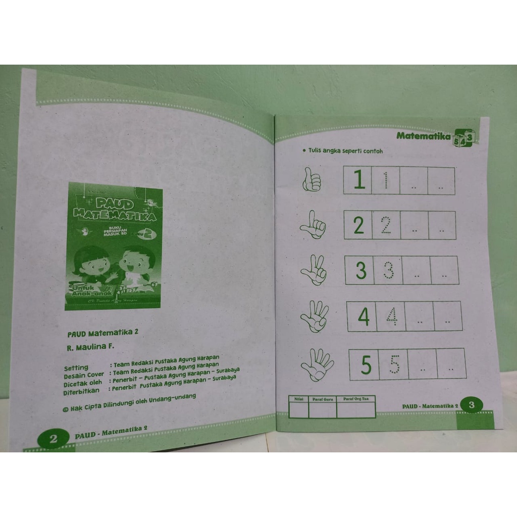 Paud Matematika (Buku PAH)