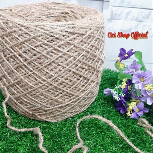 

4yard & 10yard Tali rami / tali goni / tali karung goni / tali rustic/hantaran rustic/tali burlap