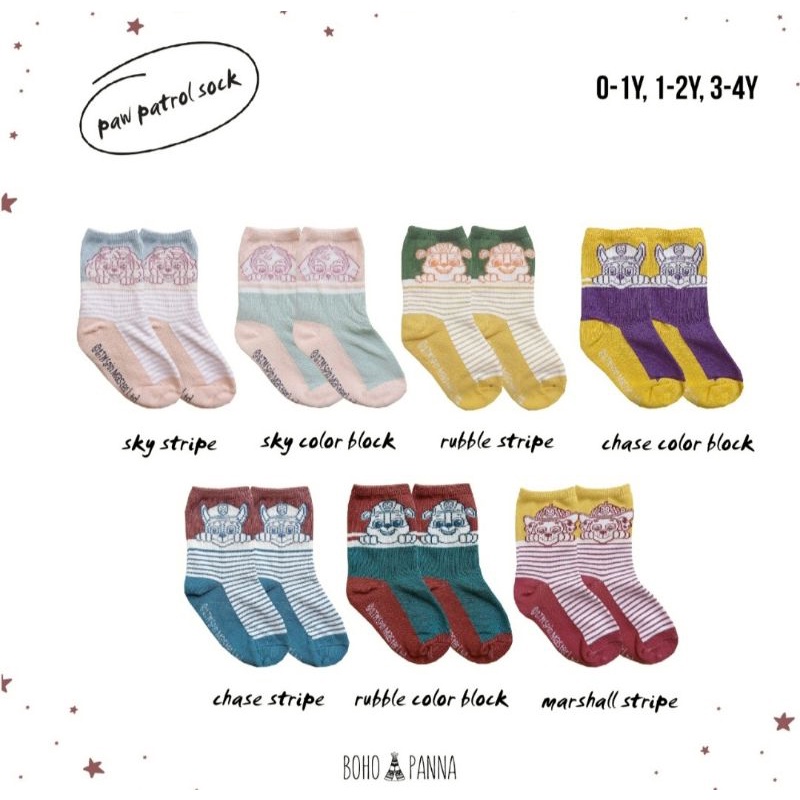 Paw Patrol Sock BohoPanna