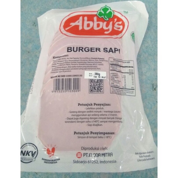

ABBBY'S BURGER ISI 10