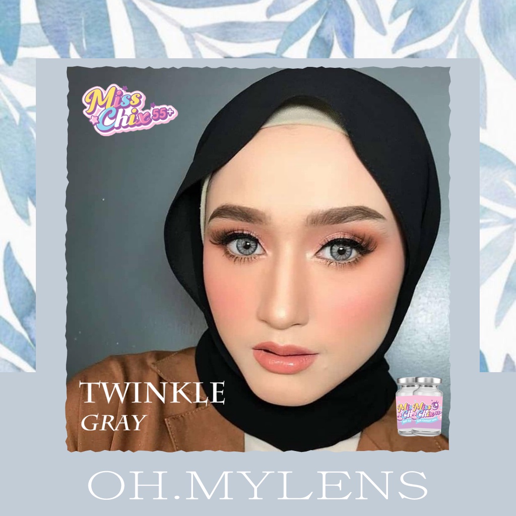 Softlens Minus Normal Beda Minus TWINKLE GREY | Soflens Mines Warna Natural | Soflen Mata Minus Mata