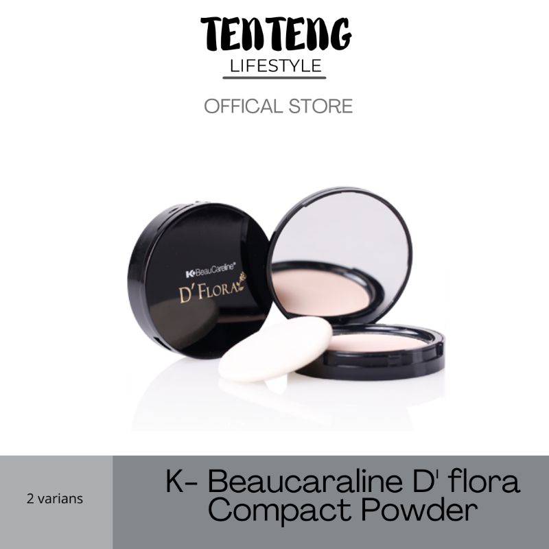 D’flora Compact Powder bedak padat halal