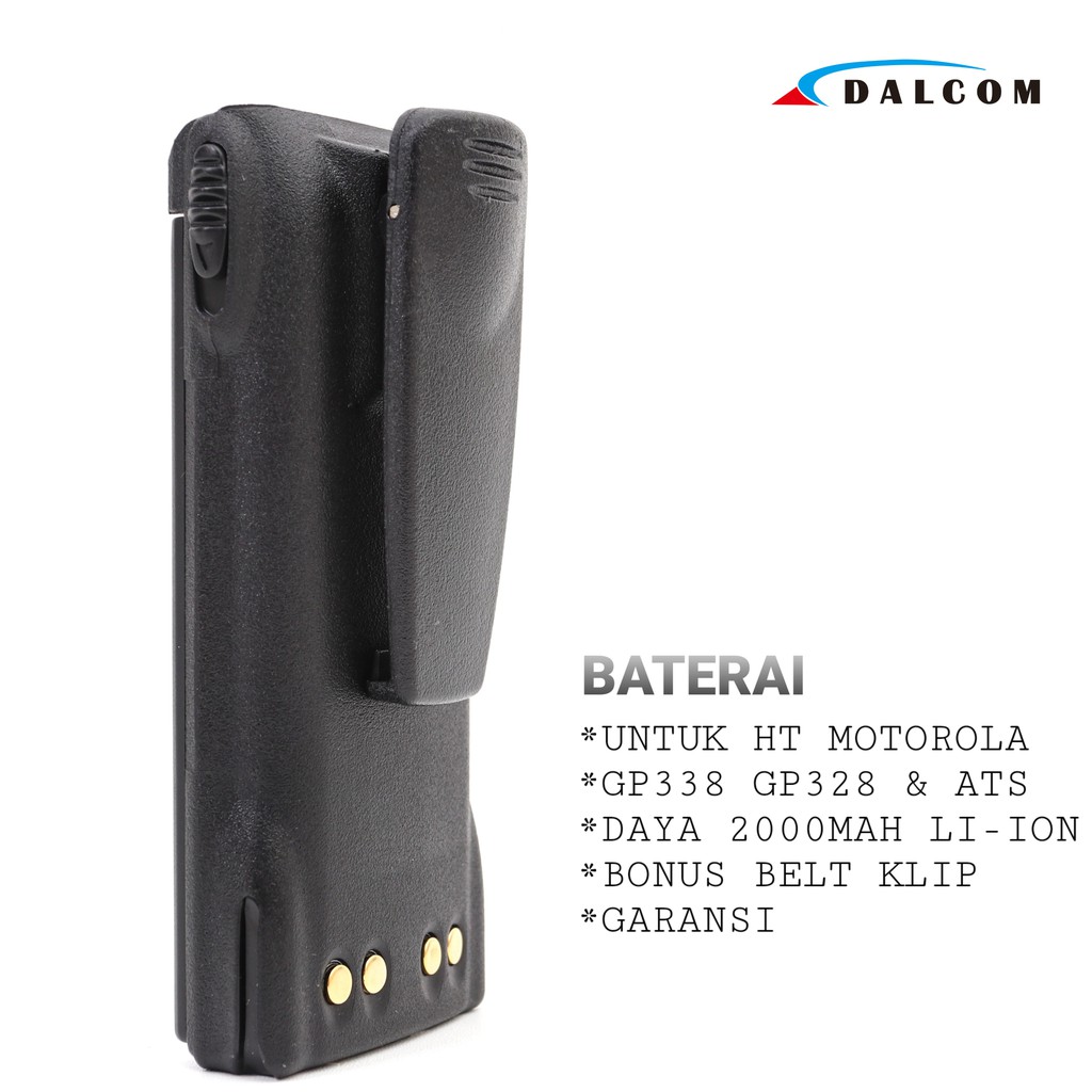 BATERAI HT MOTOROLA GP328 GP338 DAN ATS BATTERY LI-ION / LITHIUM