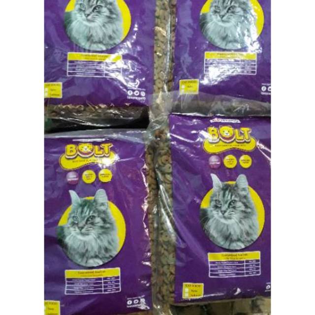 BOLT makanan kucing / biskuit kucing bolt