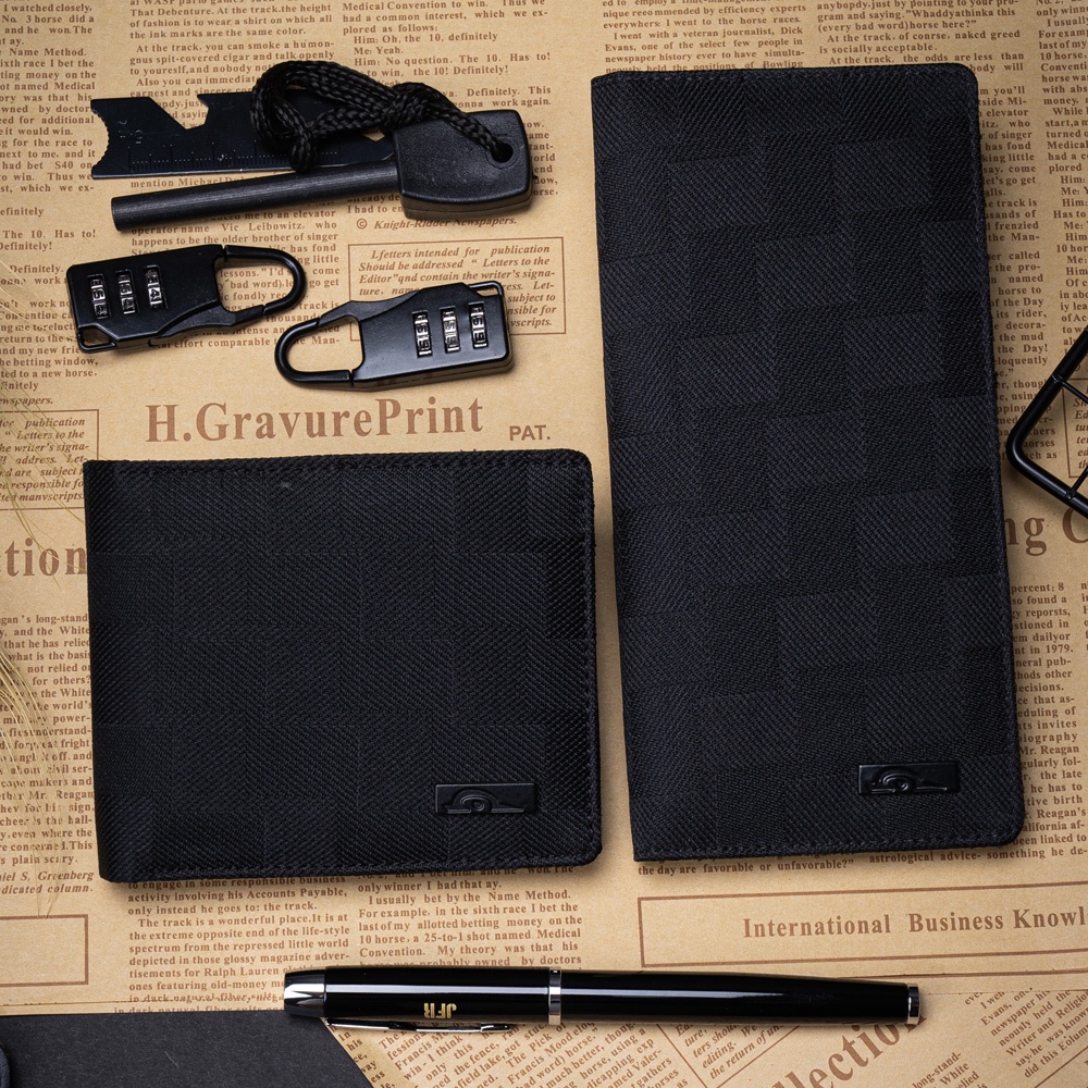 JFR Fashion Dompet Pria Bahan Kulit Canvas JP19-8