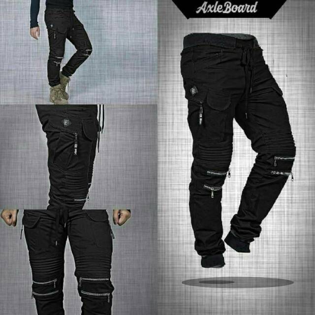 URBAN TWIL BIKER JOGGER PANTS