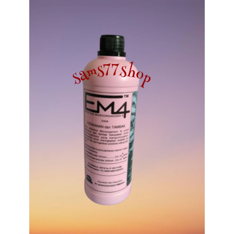 EM 4 perikanan probiotik EM 4 tambak udang lele nila 1 ltr