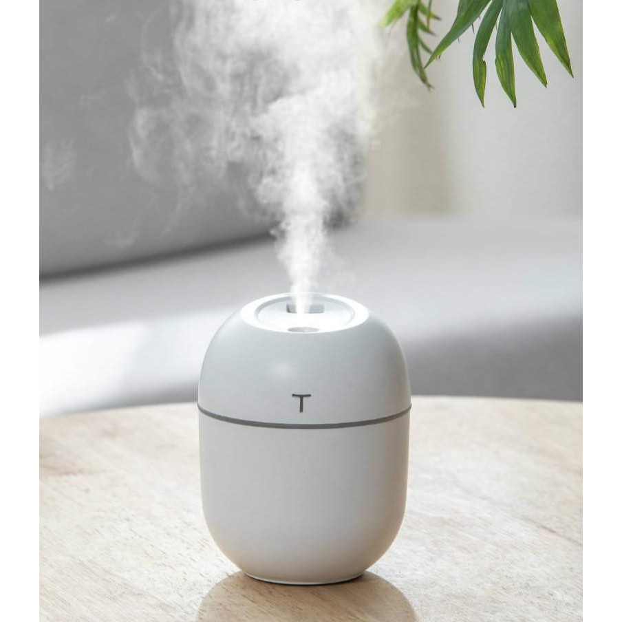 Pelembap Udara Ruangan Air Humidifier Dengan Lampu 7 Warna LED Desain Modern