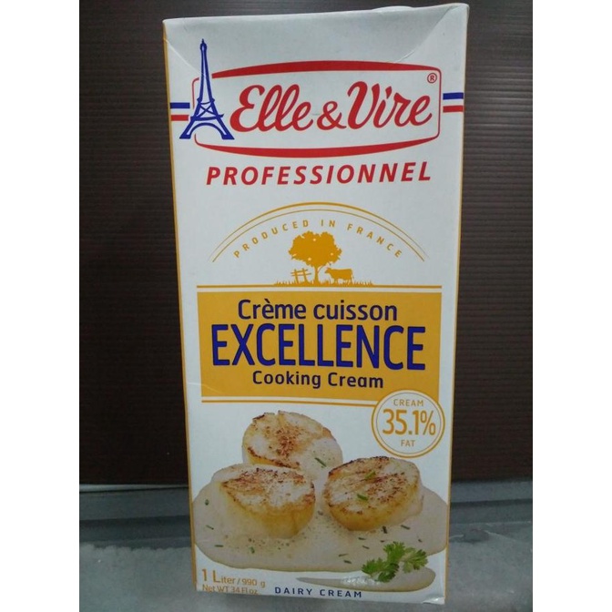 

(BISA COD) Elle & Vire Cooking Cream 1liter