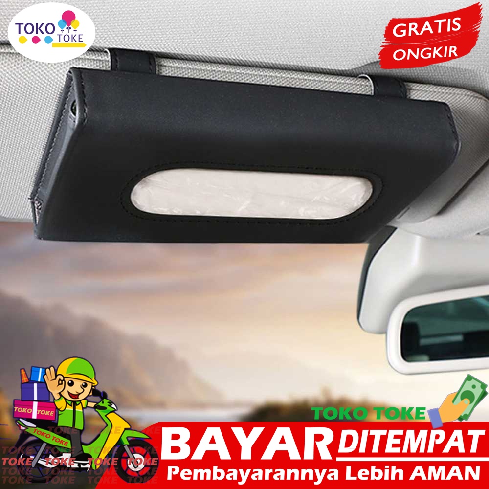 Tempat Tisu Mobil Gantung Unik Tempat Tisu Mobil Car Sun Visor Tissue Organizer Case