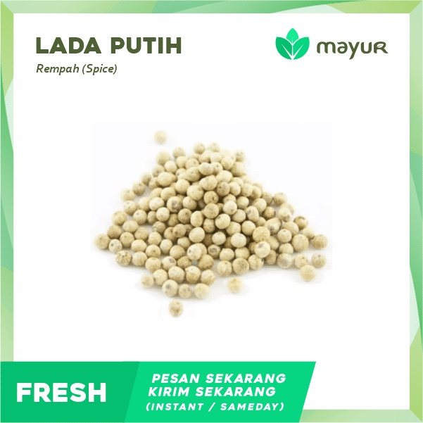 

Lada Putih / White Papper (10 gram)