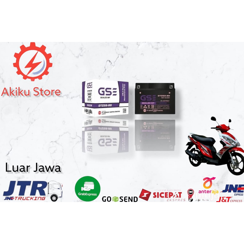 Aki Motor Yamaha JUpiter Z New , Z1 GTZ5S GS E Aki kering MF