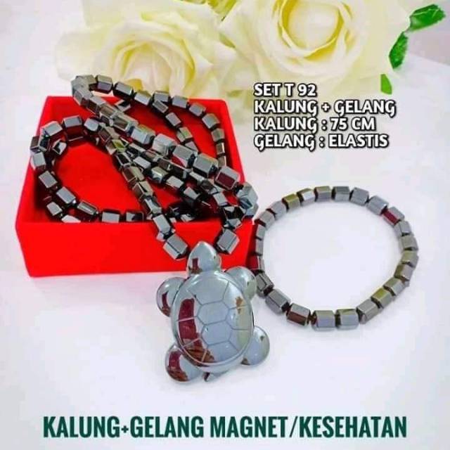 KALUNG GELANG KESEHATAN
( GINSYAMYONG - TOURMALINE - HEMATITE )