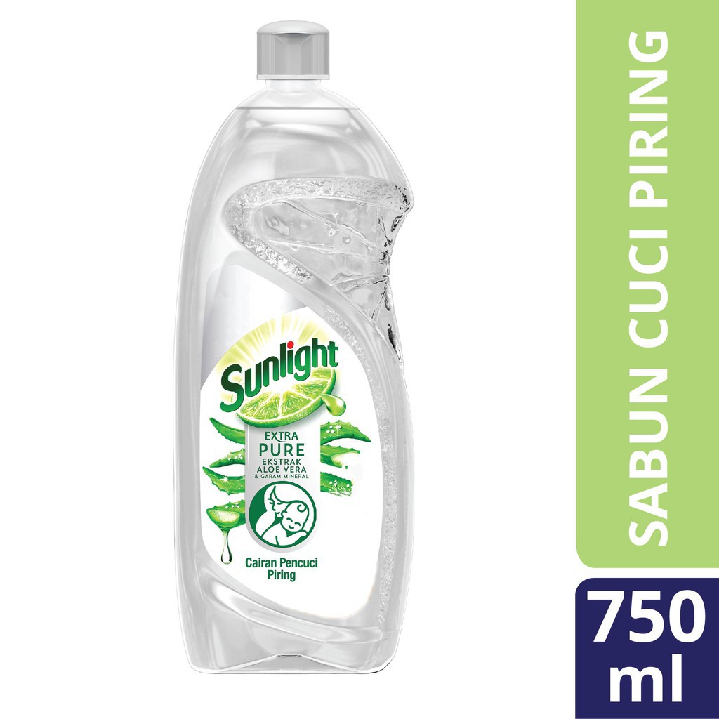 Jual SUNLIGHT Extra Pure Sabun Cuci Piring [750 mL/ Kemasan Botol