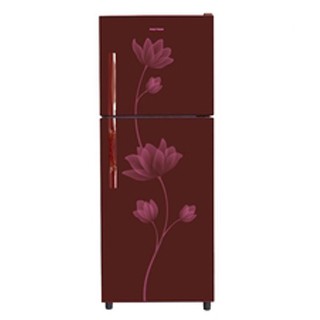 POLYTRON PRB 239 R / RED METAL DOOR KULKAS LEMARI ES 2 PINTU 220 LITER TEMPERED GLASS / PRB239R