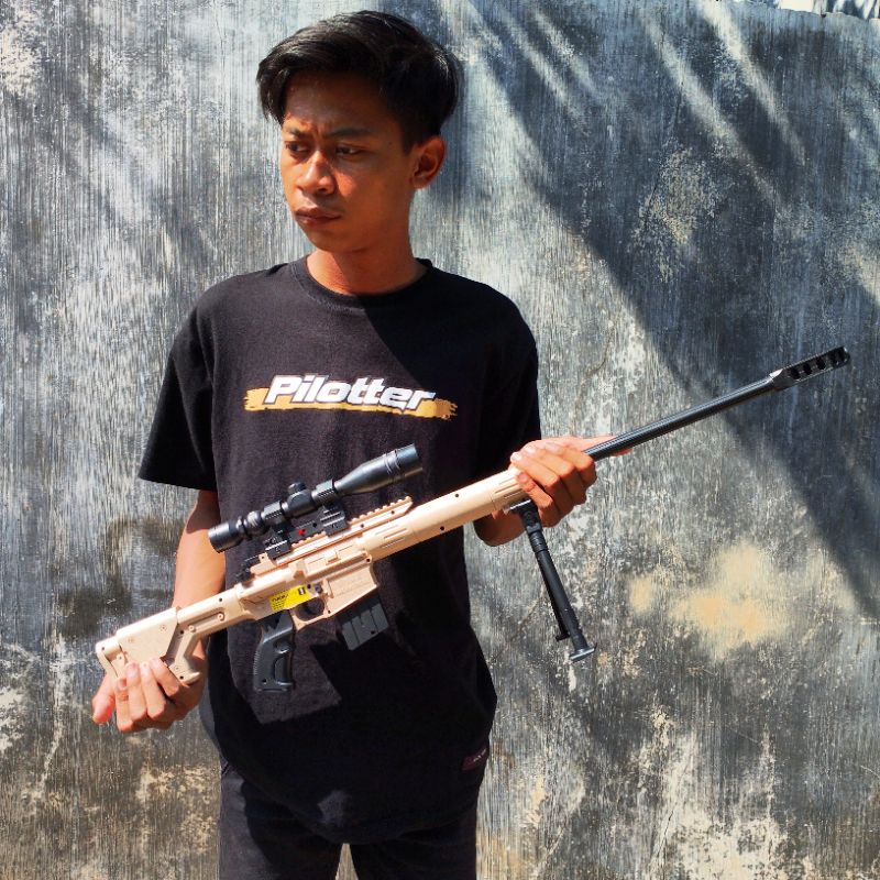 MAINAN ANAK REPLIKA PLASTIK M378 L WARNA TAN