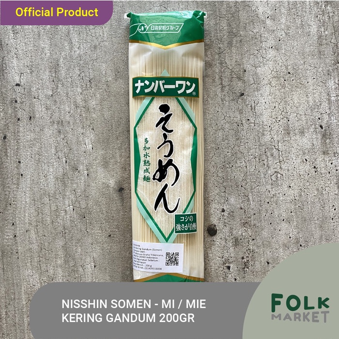 

NISSHIN Somen - Mi / Mie Kering Gandum / Dried Wheat Noodle 200 gr