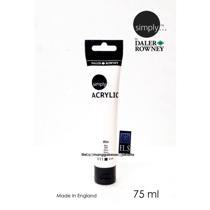 

Jualan Daler Rowney Simply Acrylic White 75 Ml ( Cat Akrilik ) Sale!!!
