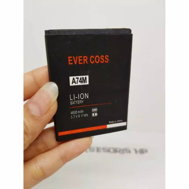 Batre bt evercoss A74M original 4800mah