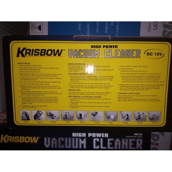 Krisbow Vacuum Cleaner Penghisap Debu Di Mobil Murah