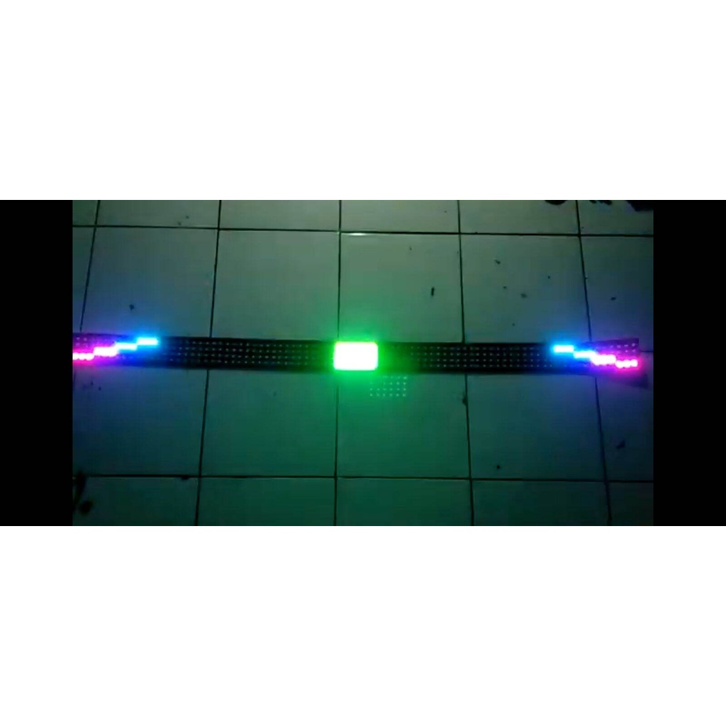 Lampu Strobo/LED Strobo kaca depan wave v3 mode baling-baling 120cm/140cm 12V