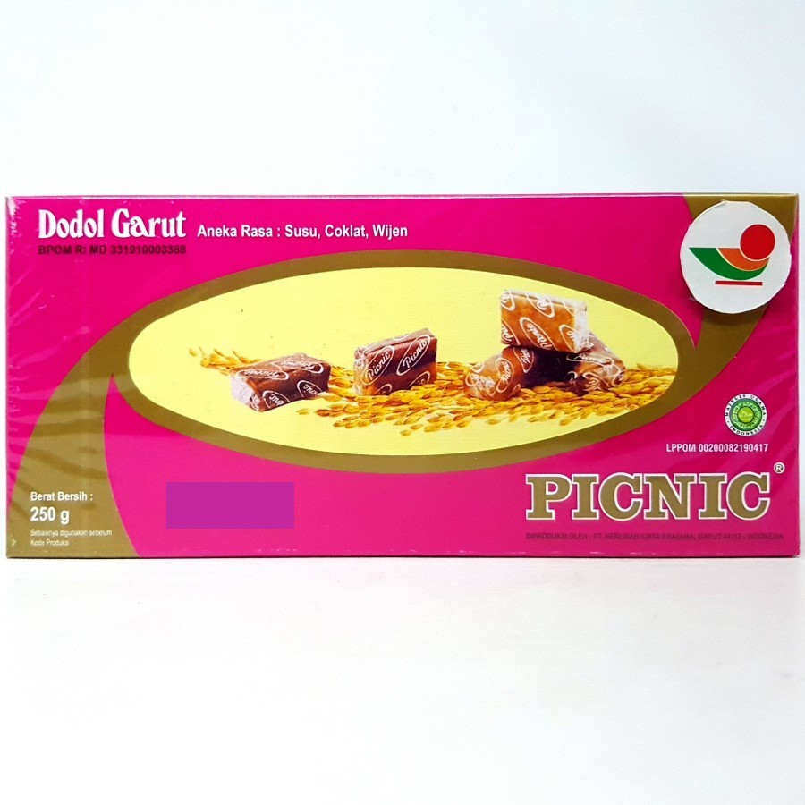 

PICNIC DODOL GARUT 250gr 500gr 1000gr | HALAL MUI PIKNIK PIC NIC ASLI - 250 gram