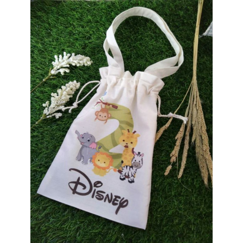 tas ultah blacu tas tenteng serut blacu tas ultah goodie bag