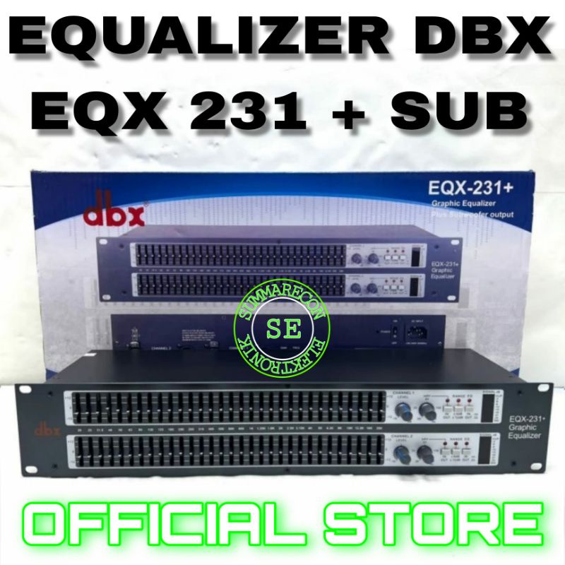 equalizer dbx 231 subwoofer equalizer dbx eqx 231 sub