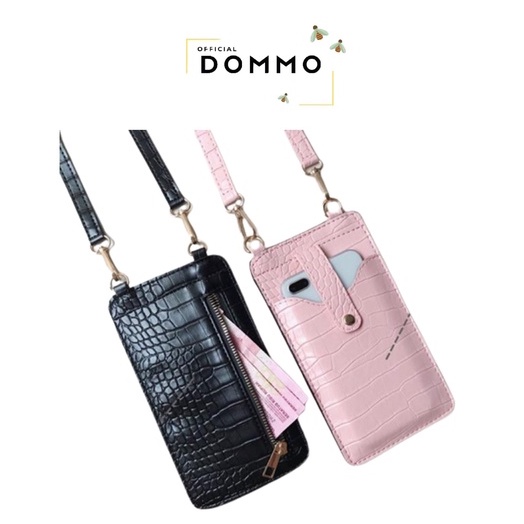 [LOKAL] DOMMO - D1498 POCKET CROCO DOMPET HP TAS SLING PHONE TAS SELEMPANG