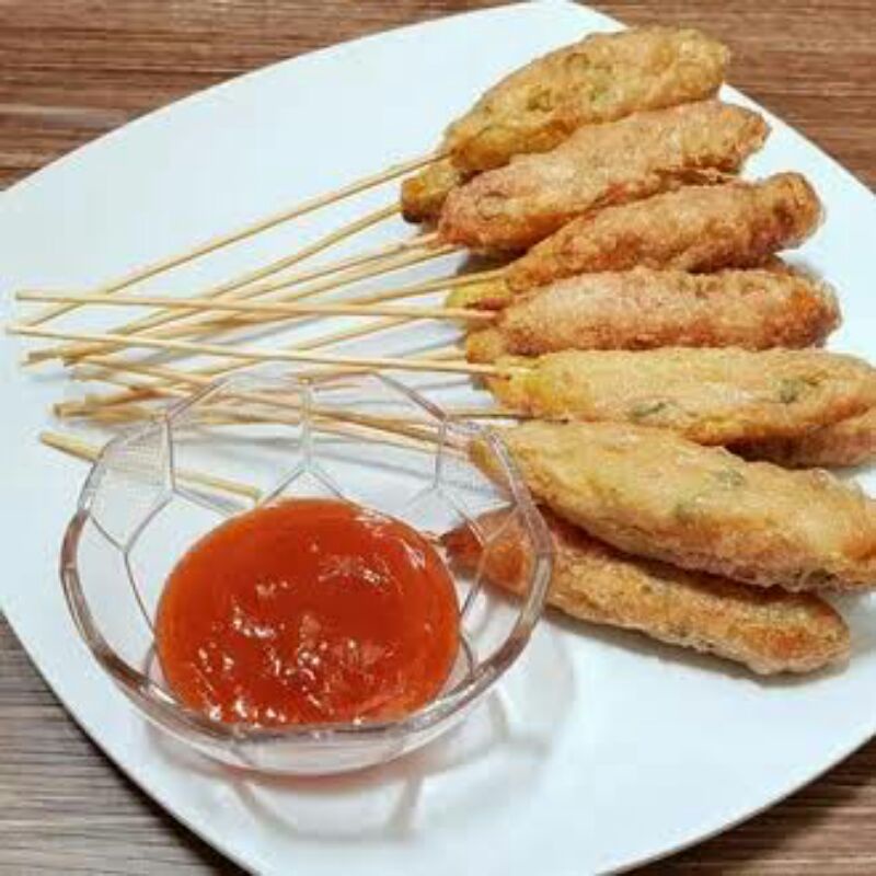 

sempolan ayam 10 tusuk + sambel saos