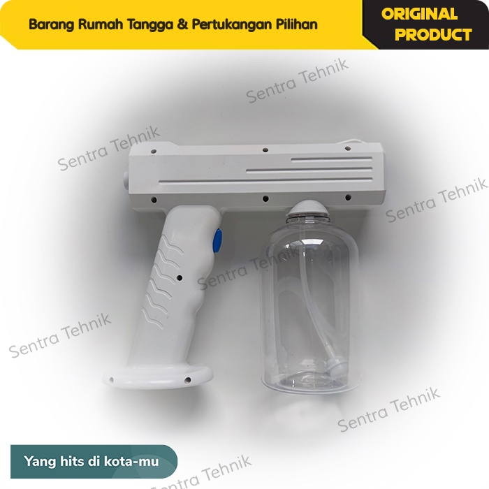 Alat Nano Spray Gun Disinfektan Sprayer Elektrik Portable UV Sterilizer Antivirus Perlengkapan Lebaran Idul Fitri