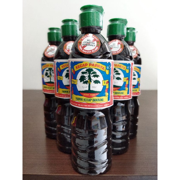 

Kecap asin papaya botol plastik besar 600 ml