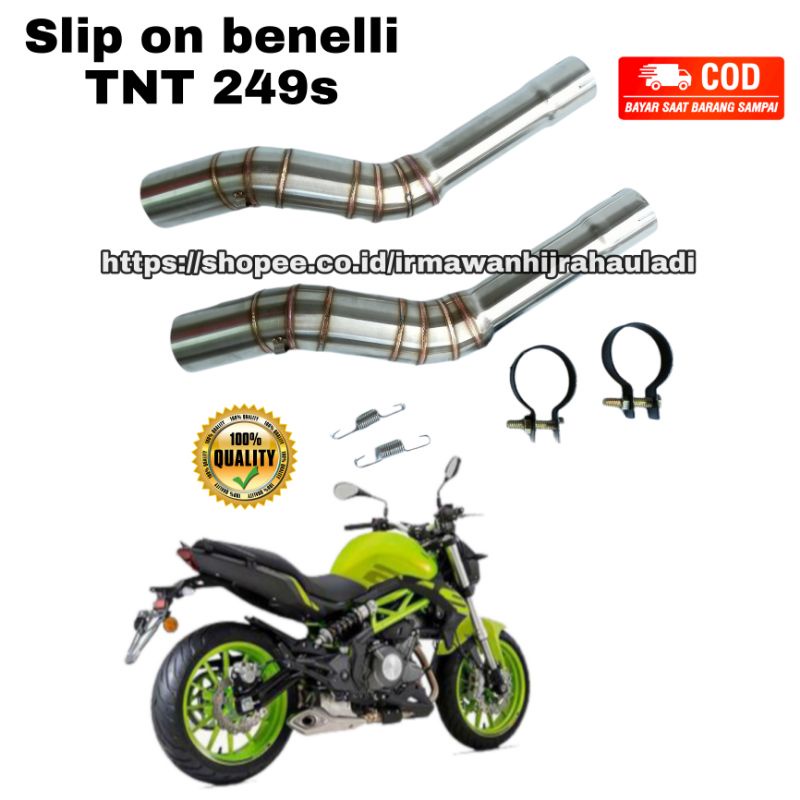 Slip on benelli tnt 249s