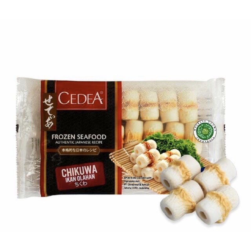 

Cedea Chikuwa mini 250GR (tray) cikuwa frozenfood