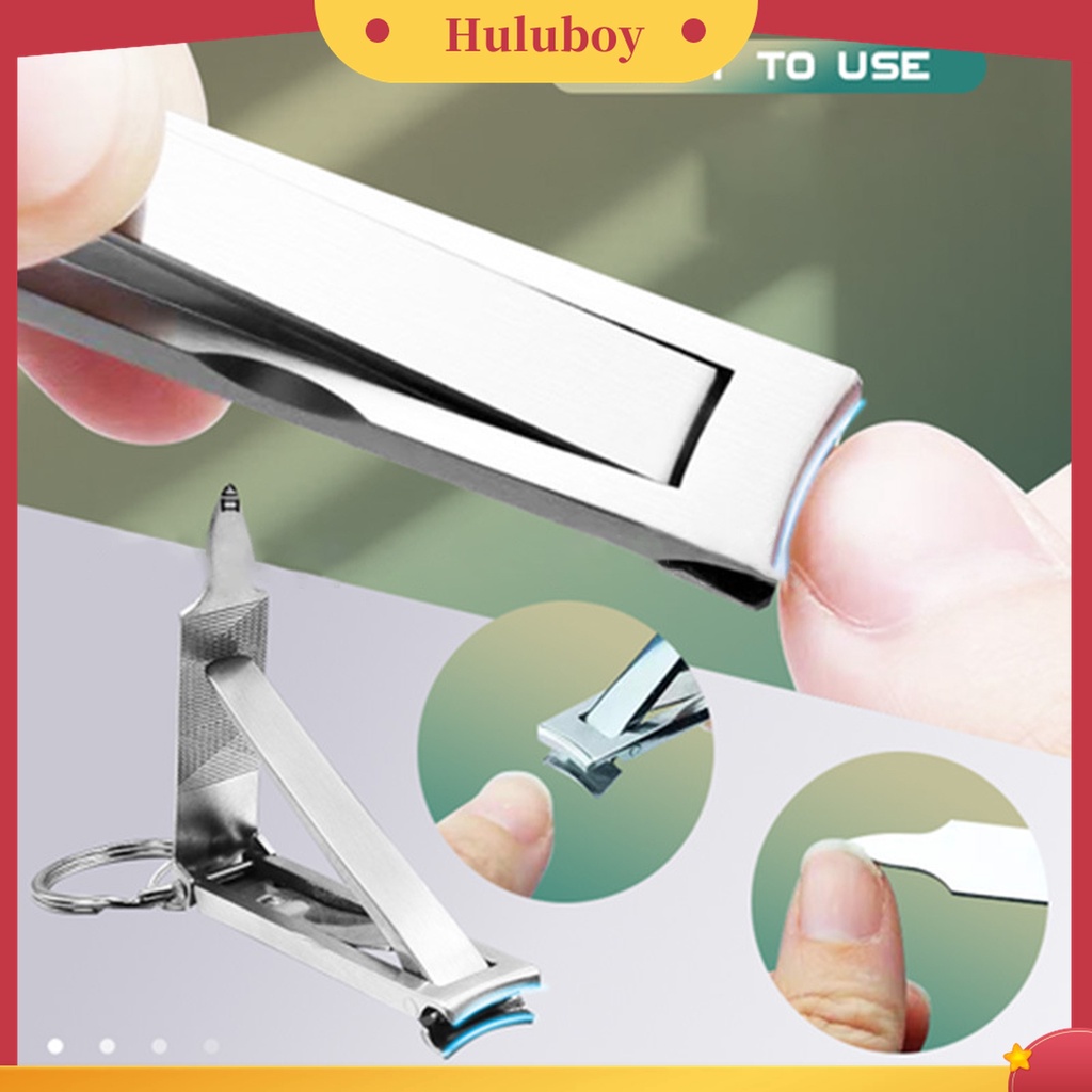 Huluboy Huluboy♡ Gunting Kuku Jari Kaki Lipat Anti Slip Hemat Tenaga Untuk Manicure Pedicure