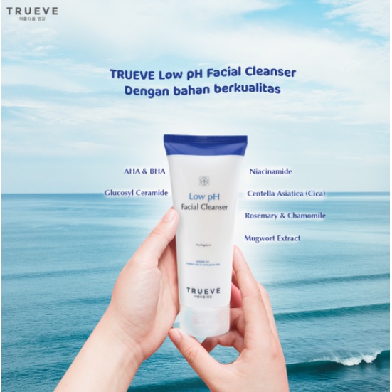 Trueve Gentle Facial Cleanser Low ph | Foaming 100g