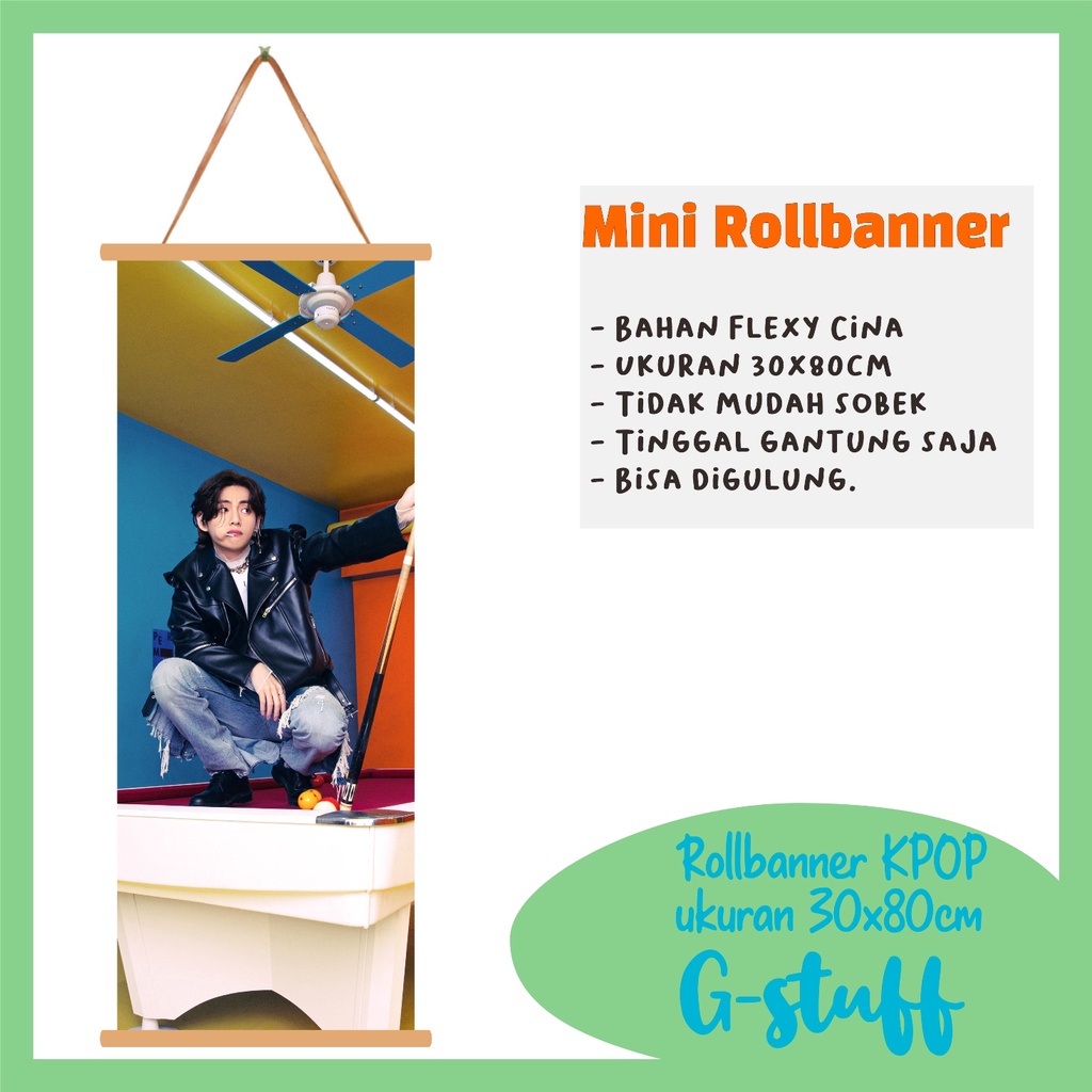 MINI ROLL BANNER BTS TAEHYUNG (V) BUTTER