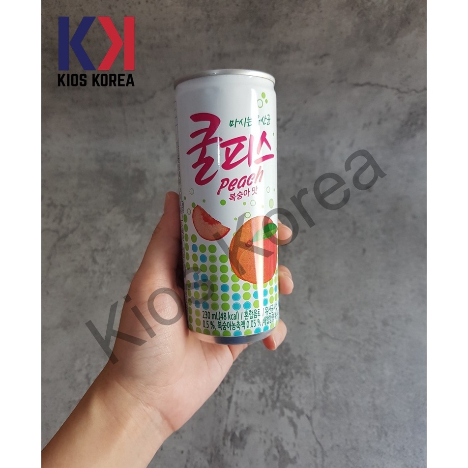 

Dongwon Coolpis Peach 230ml Kaleng - Minuman Soda Rasa Peach Made in Korea