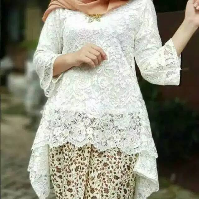 (ATASAN SAJA )BIANCA / ATASAN BIANCA / SET BIANCA / RINJANI / KEBAYA RINJANI / BROKAT RINJANI  /-4