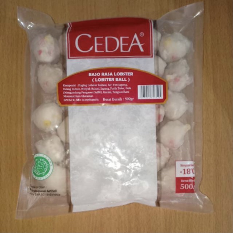 Jual Cedea Bakso Lobster 500gr Shopee Indonesia