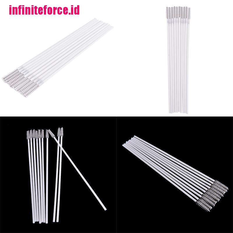 New 10pcs Stainless Steel Straw Reusable Washable Cleaner Cleaning Brush